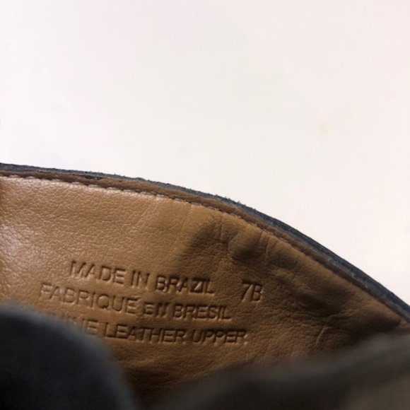 Schuler & Sons Wedge Black Boots SZ 7B - Picture 14 of 15